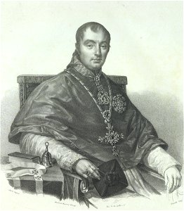 Ritratto di Luigi Fransoni, canonico, 1833 - Accademia delle Scienze di Torino - Ritratti 0126 C