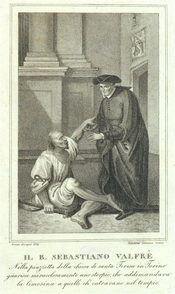 Ritratto di Sebastiano Valfrè, 1834-1835 - Accademia delle Scienze di Torino - Ritratti 0009 B