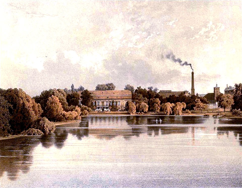 Rittergut Britz 1860 Sammlung Duncker