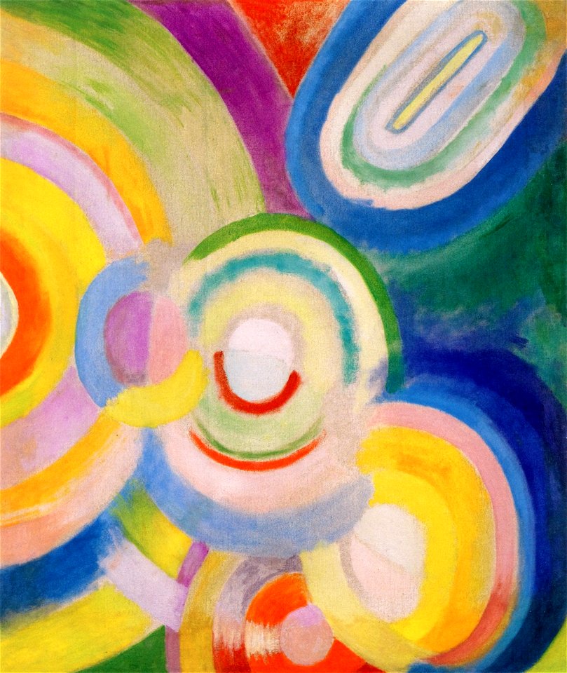 Robert Delaunay - Colored Discs - 1913 - Private collection