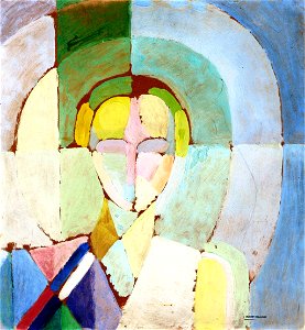 Robert Delaunay - Portrait of Madame Heim - 1926-1927 - Private collection (1)
