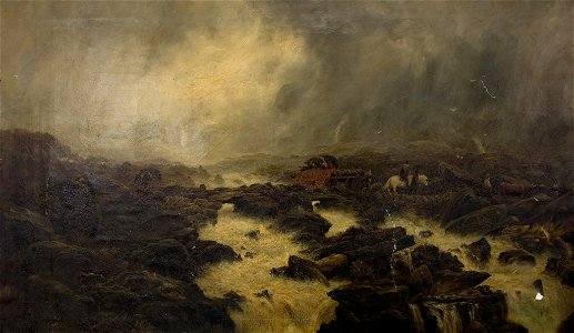 Robert Dobson - The Rough Road to the Fair - 1910-3 - Auckland Art Gallery