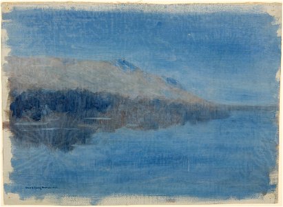 Robert David Gauley - The Nile at Assouan, Moonlight - 1919.267 - Fogg Museum