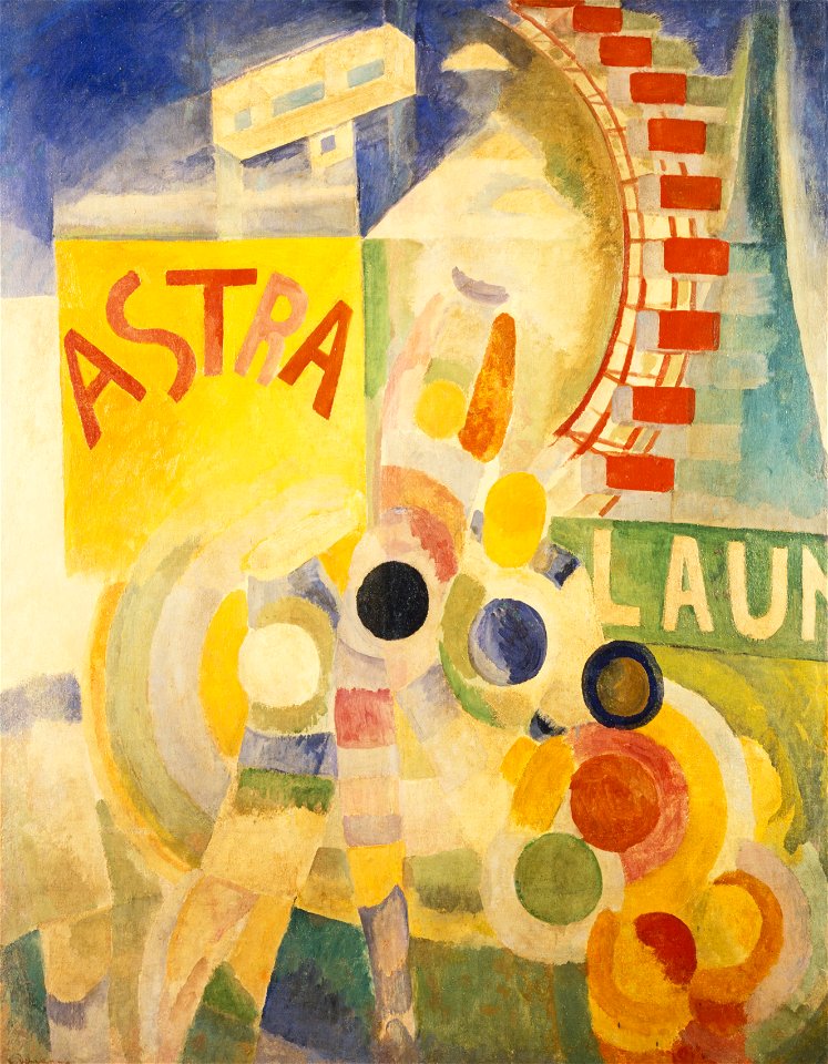 Robert Delaunay - L'Équipe de Cardiff - 1922-23 - National Gallery of Scotland