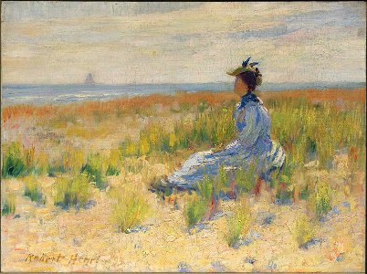 Robert Earle Henri - Girl Seated by the Sea - 2007.606 - Museum of Fine Arts
