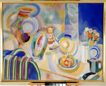 Robert Delaunay - Portuguese Still Life - 2019.67.31.McD - Dallas Museum of Art. Free illustration for personal and commercial use.