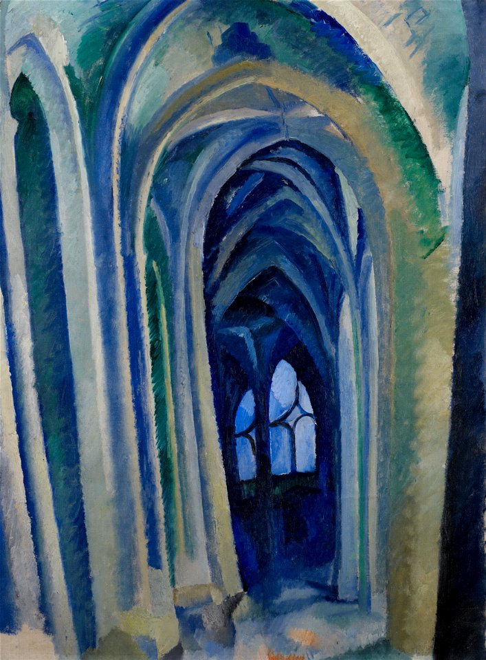Robert Delaunay - Saint-Séverin - Google Art Project