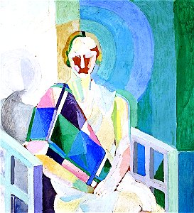 Robert Delaunay - Study for the Portrait of Madame Heim - 1926-1927 - Private collection
