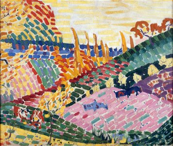 Robert Delaunay - Landscape with Cows- 1906 - Musée d'art moderne de la Ville de Paris