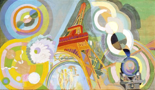 Robert Delaunay Air fer et eau étude 1937