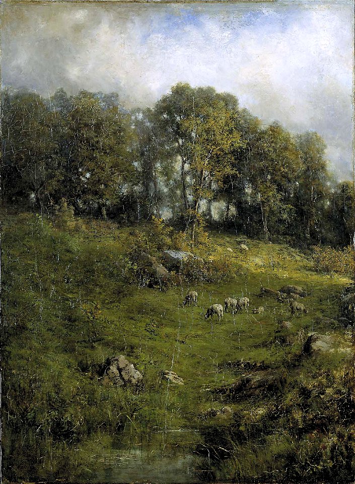 Robert C. Minor - A Hillside Pasture - 1909.7.47 - Smithsonian American Art Museum