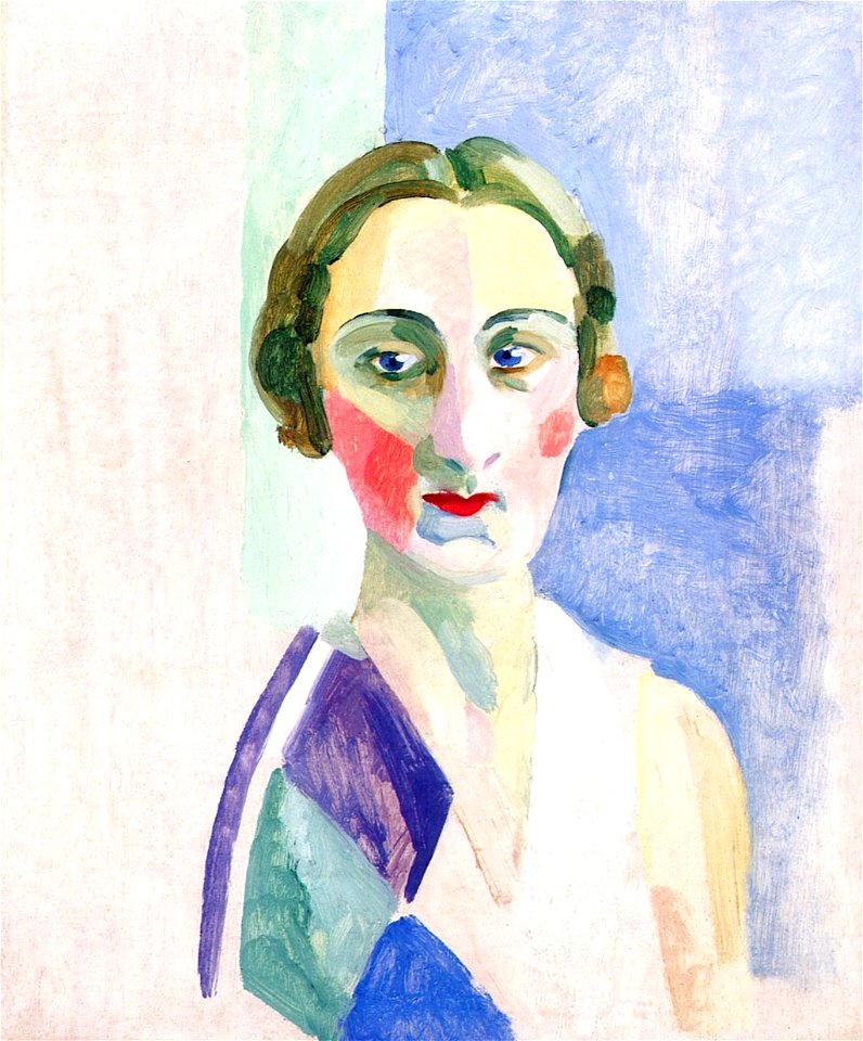 Robert Delaunay - Study for the Portrait of Madame Heim - 1926 - Private collection