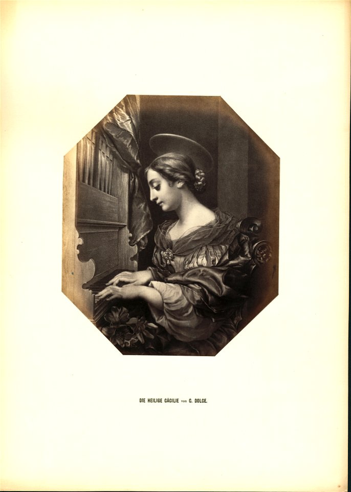 Robert Eich Prachtalbum Die Heilige Cäcilie von C. Dolce