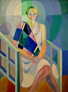 Robert Delaunay - Portrait of Madame Heim - 1926-1927 - Private collection (2)