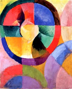 Robert Delaunay - Circular Forms, Sun No. 1 - 1912-13 - Wilhelm-Hack-Museum