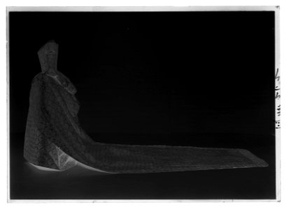 Robe de cour kröningsklänning - Livrustkammaren - 1412-negative
