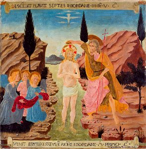 Robert David Gauley - Baptism of Christ, after Verrocchio - 1936.150.109 - Fogg Museum