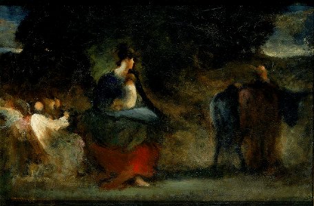 Robert Loftin Newman - Flight into Egypt - 1975.57 - Smithsonian American Art Museum