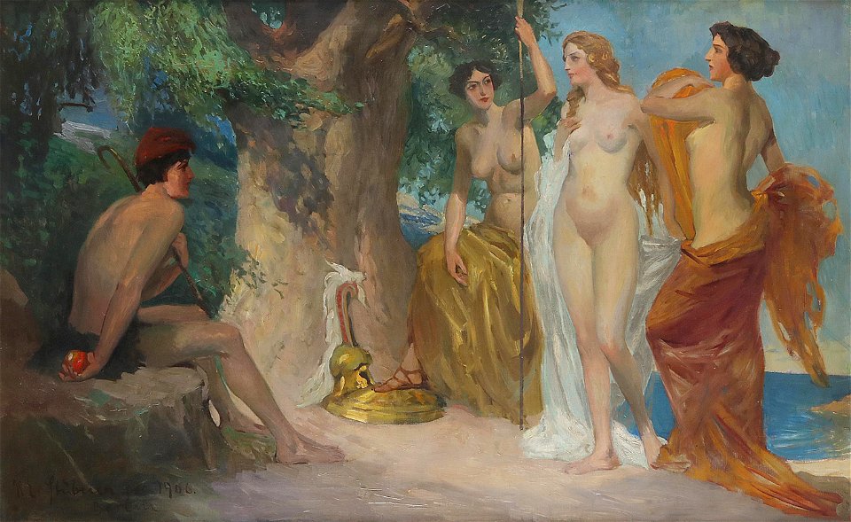Robert Emil Stübner Urteil des Paris 1906
