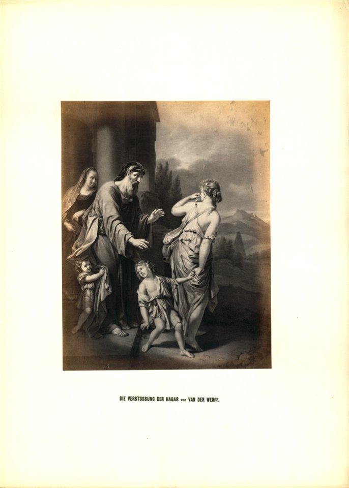 Robert Eich Prachtalbum Die Verstossung der Hagar von van der Werff