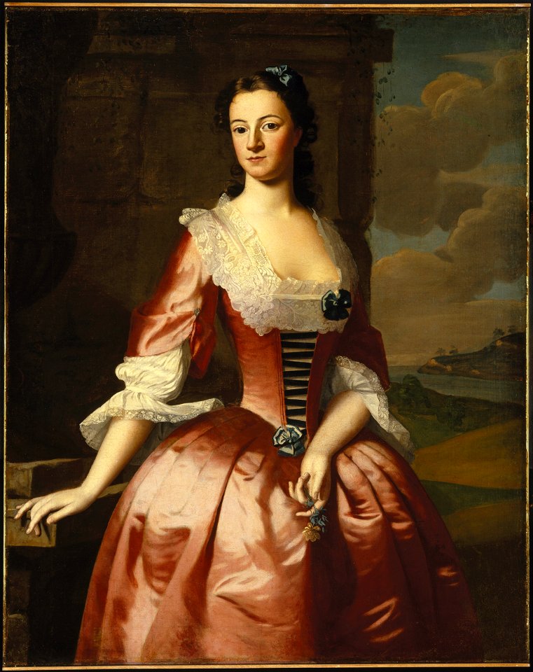 Robert Feke - Portrait of a Woman - Google Art Project