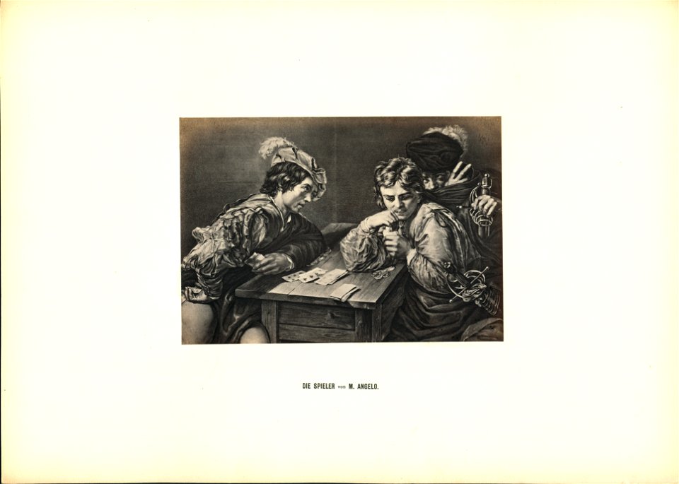 Robert Eich Prachtalbum Die Spieler von M. Angelo