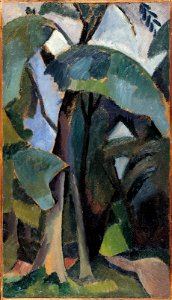 Robert Delaunay - Saint-Cloud, étude de paysage - 1910 - Musée national d'art moderne
