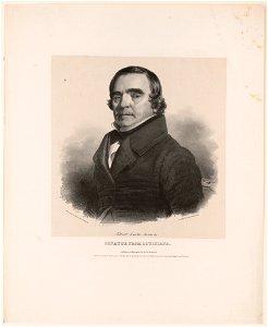 Robert Carter Nicholas, senator from Louisiana - from life on stone by Chas. Fenderich. LCCN2003656270