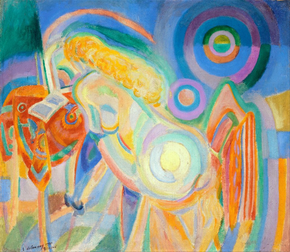 Robert Delaunay - Femme nue lisant (Nude Woman Reading) - Google Art Project