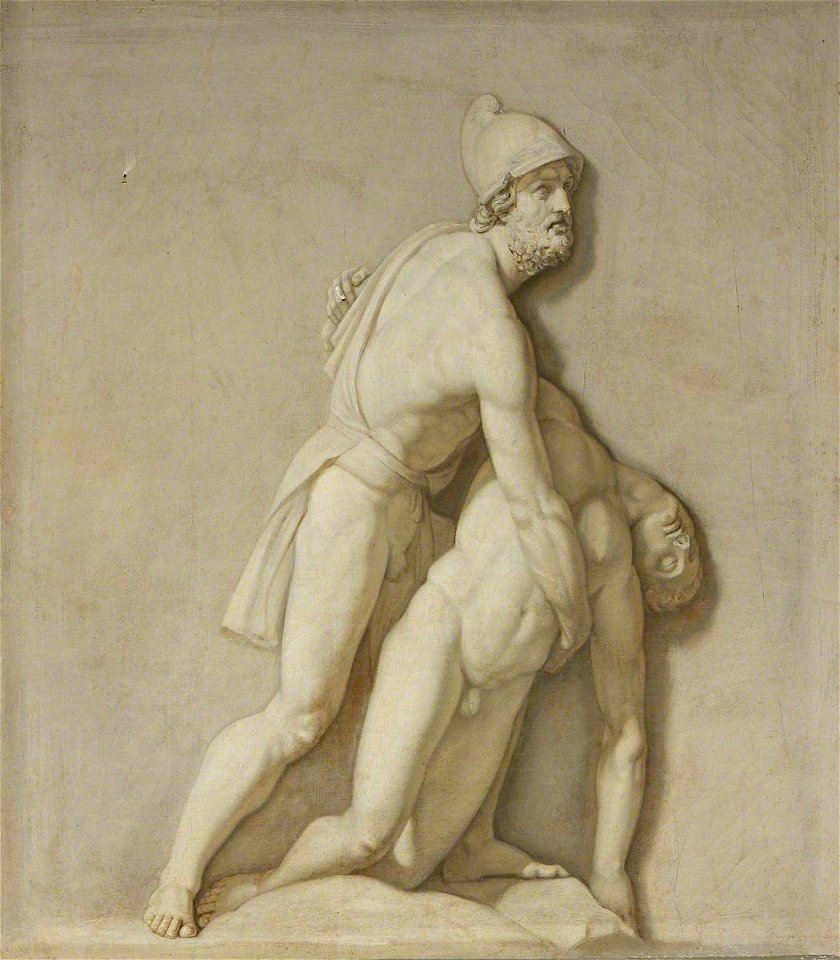 Robert Fagan (1761-1816) - 'Pasquino', Menelaus Supporting the Body of Patroclus - 609091 - National Trust