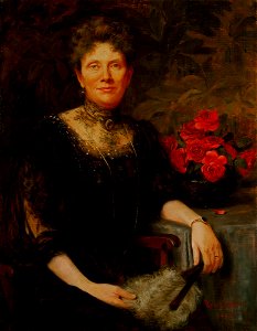 Robert Koehler - Portrait of Alvina Roosen (1906)