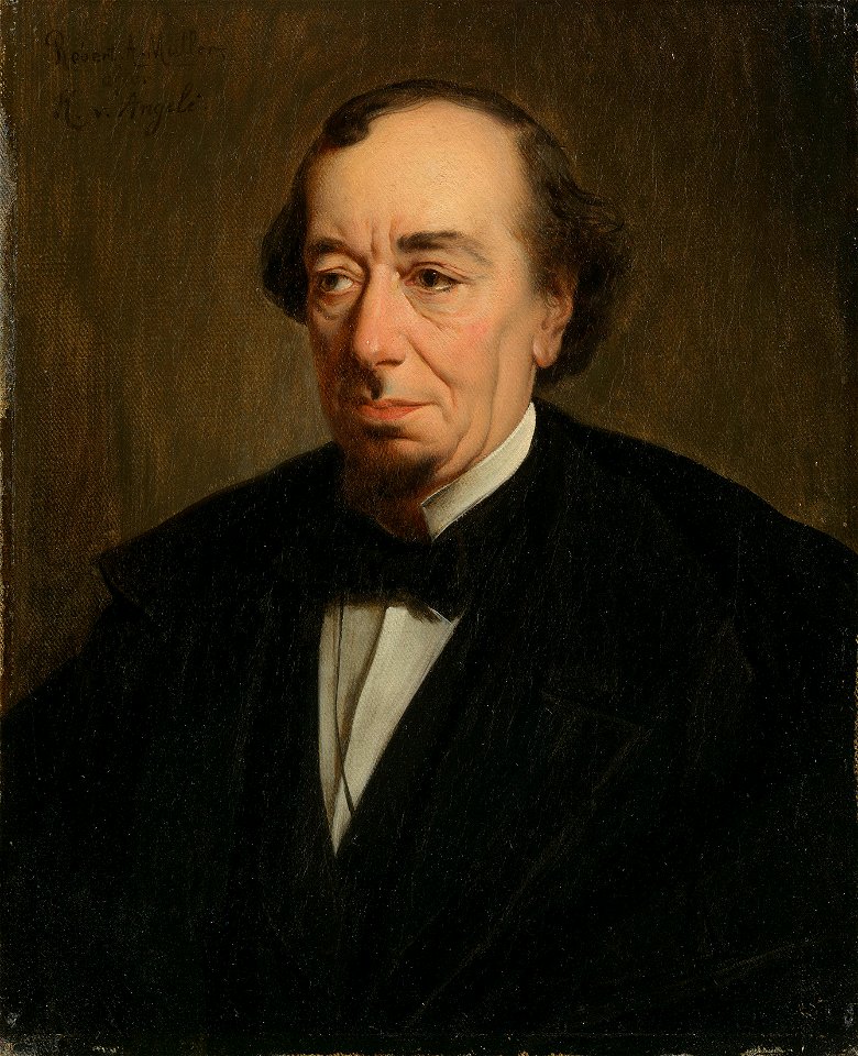 Robert Antoine Müller (active 1872-83) - Benjamin Disraeli, 1st Earl of Beaconsfield (1804-1881) - RCIN 408946 - Royal Collection