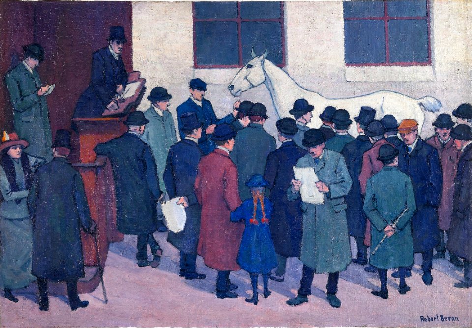 Robert Bevan - Under the Hammer - Google Art Project