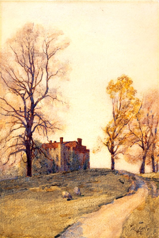 Robert Little - A remote Scottish house - circa 1890 - Little-97946