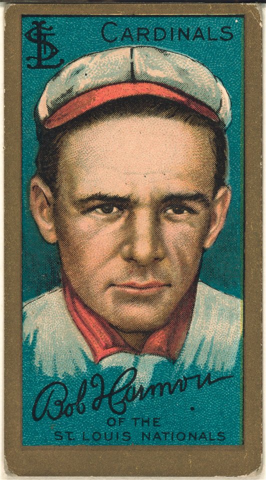 Robert Harmon, St. Louis Cardinals, baseball card portrait LCCN2008677417