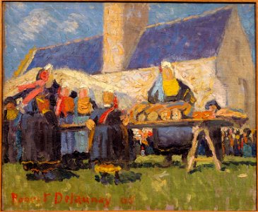 Robert Delaunay - Marché breton - 1905 - Musée national d'art moderne