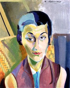 Robert Delaunay - Portrait of Maria Lani - 1928-1929 - Private collection