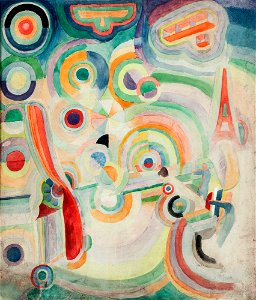 Robert Delaunay - Hommage to Blériot - 1914 - Musée d'art moderne de la Ville de Paris