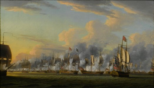 Robert Dodd - The Battle of Cuddalore, 1783