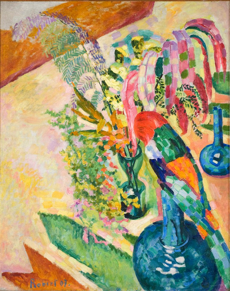 Robert Delaunay Nature morte au perroquet