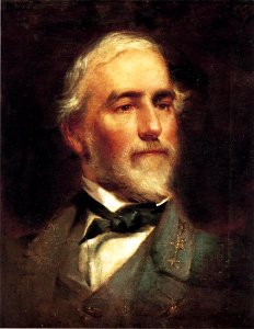 Robert E Lee Edward Caledon Bruce 1865. Free illustration for personal and commercial use.