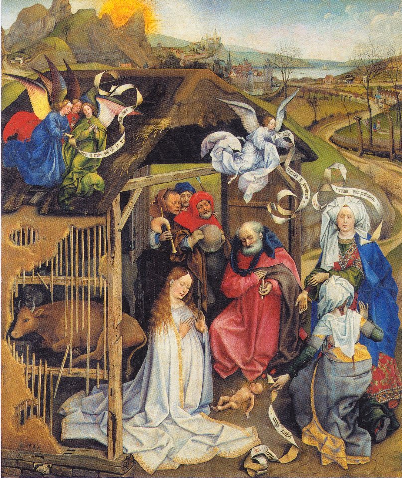 Robert Campin - Anbetung der Hirten - ca1420
