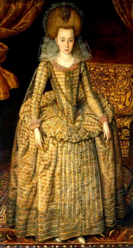 Robert Peake (I) - Portret van Elizabeth Stuart, de Winterkoningin (1596-1662) - NPG 6113 - National Portrait Gallery