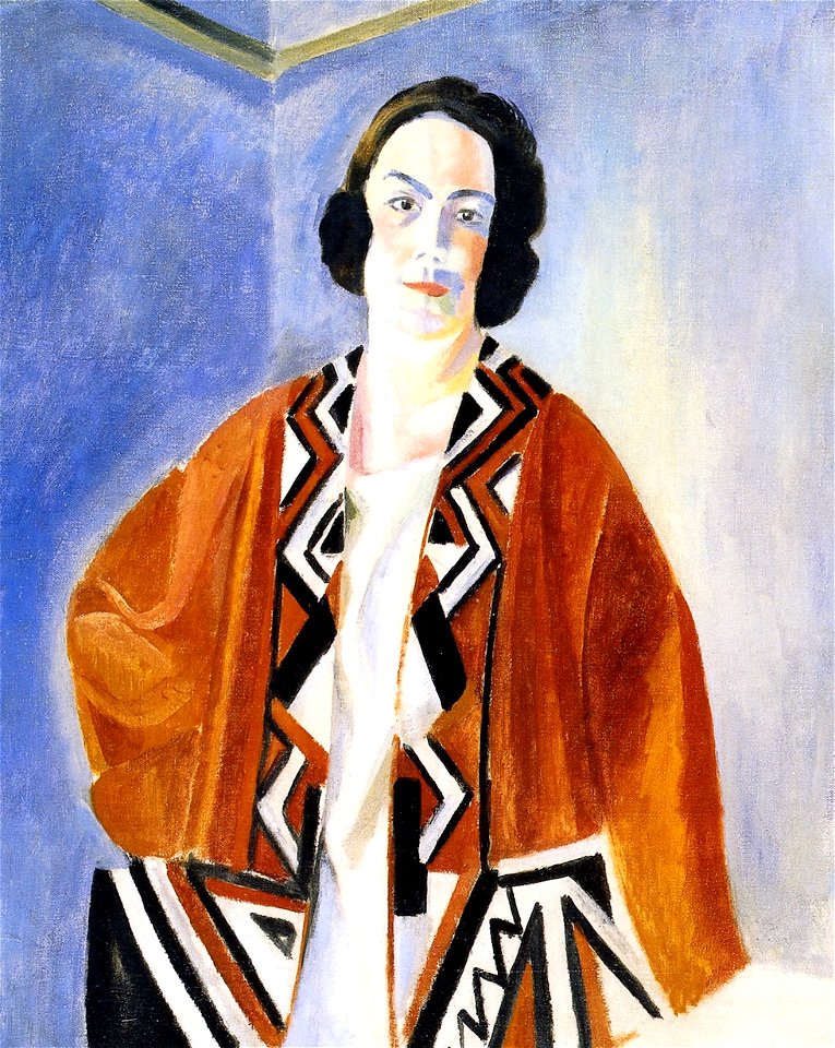 Robert Delaunay - Portrait of Hélène Marre - 1923 - Private collection