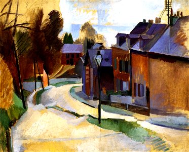 Robert Delaunay - Road in Laon - 1912 - Private collection