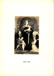 Robert Eich Prachtalbum Madonna von Holbein