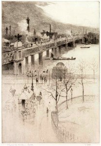 Robert Charles Goff - Charing Cross Bridge - A-2002-243 - Finnish National Gallery