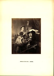 Robert Eich Prachtalbum Rembrand und seine Frau von Rembrand. Free illustration for personal and commercial use.