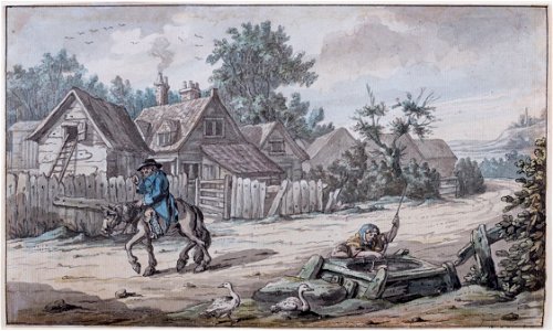 Robert Dighton - A Village Well - Dighton-98779-a