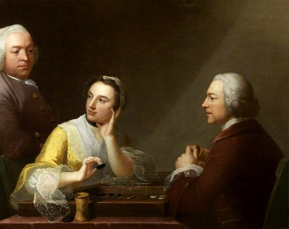 Robert Edge Pine (c.1720-1730-1788) (attributed to) - The Backgammon Trio - 562404 - National Trust
